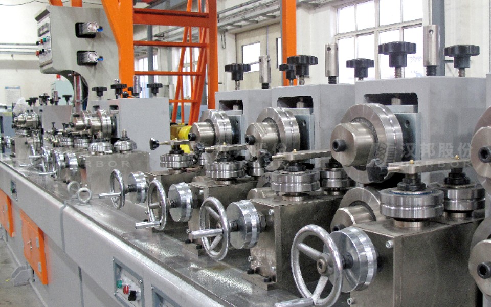 Flux cored wire production line