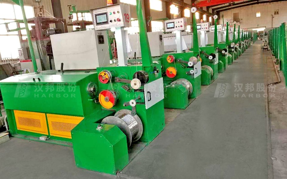 Flux cored wire production line