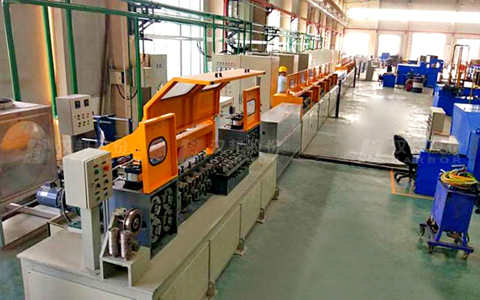 Oil quenching spring steel wire production line