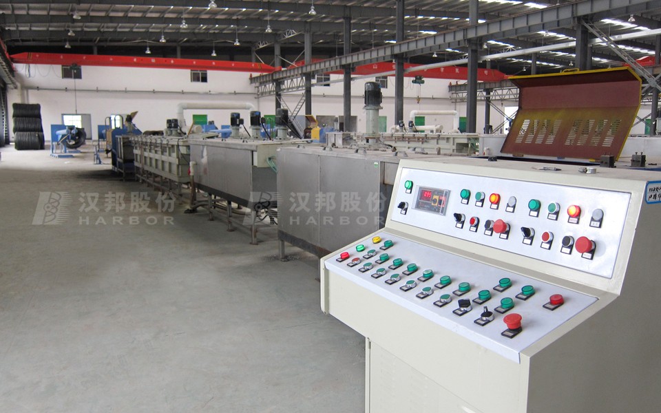 Surface pretreatment production line